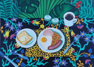 绘画 标题为“Jungle Breakfast” 由Marina Uman, 原创艺术品, 丙烯