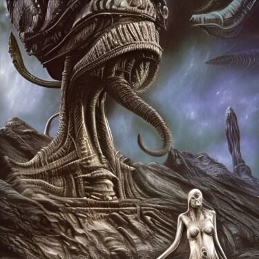 Digital Arts titled "Marooned" by Michael C Bertsch, Original Artwork, AI generated image