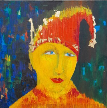 「"Does a clown get h…」というタイトルの絵画 Leonid Shatsylo (Leo Adam)によって, オリジナルのアートワーク, オイル