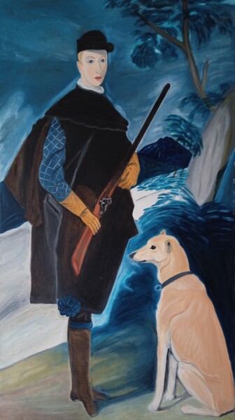 绘画 标题为“Cardenal Infante Do…” 由Roser Solà, 原创艺术品, 油