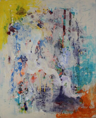 Peinture intitulée "Bouleversements" par Marie-Paule Nesséré Allaert, Œuvre d'art originale, Acrylique Monté sur Châssis en…