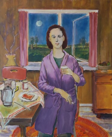 Pittura intitolato "Sunday Morning" da Richard Cress, Opera d'arte originale, Olio