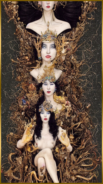 HEL MORT's Midnight Pleasure® Ⅳ 数字艺术 标题为“HEL MORT's Midnight…” 由Hel Mort, 原创艺术品, 油 安装在铝上