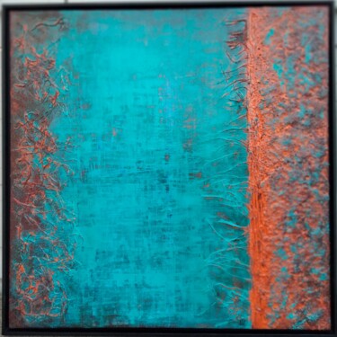 Painting titled "Couleur" by Nathalie Venant, Original Artwork, Acrylic Mounted on Wood Stretcher frame