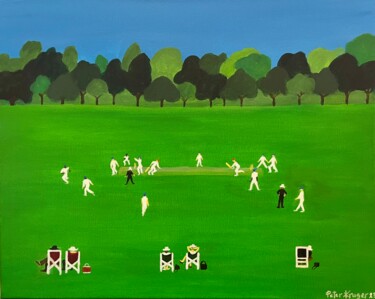 绘画 标题为“Cricket” 由Peter Kruger, 原创艺术品, 丙烯