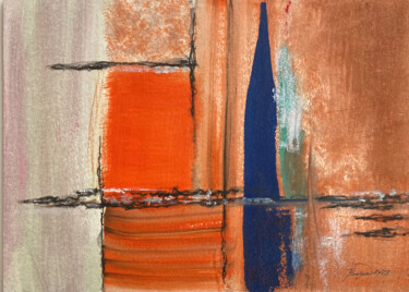 Peinture intitulée "Abstraction 9" par Guy Benson, Œuvre d'art originale, Huile