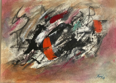 Peinture intitulée "Abstraction 10" par Guy Benson, Œuvre d'art originale, Huile