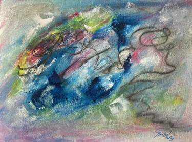 Peinture intitulée "Abstraction 11" par Guy Benson, Œuvre d'art originale, Huile