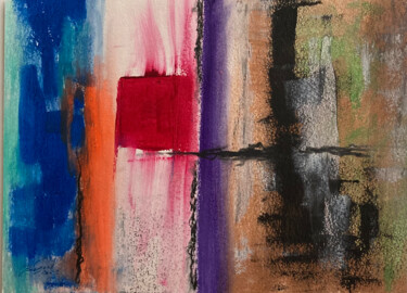 Peinture intitulée "Abstraction 12" par Guy Benson, Œuvre d'art originale, Huile