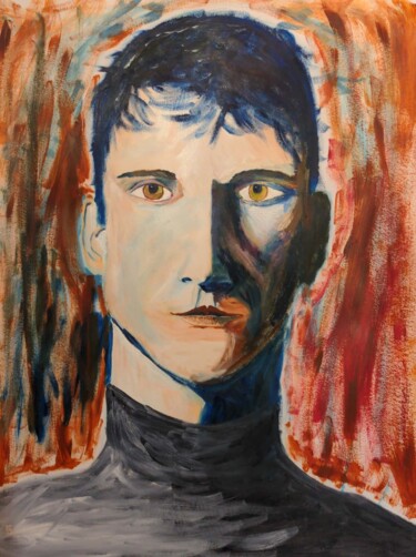 "Jeune homme" başlıklı Tablo Barbour tarafından, Orijinal sanat, Petrol
