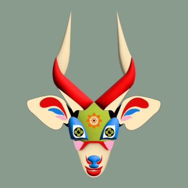 数字艺术 标题为“Bongo 4” 由Ilona Matushkova, 原创艺术品, 数字油画