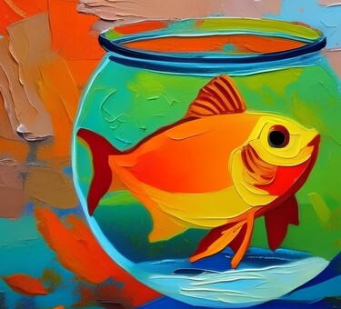 Digital Arts titled "Flubber" by Michael C Bertsch, Original Artwork, Digital Painting