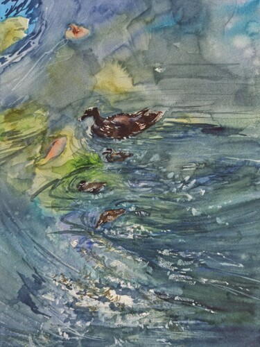 DUTC SURNAME (PART 2) - ORIGINAL WATERCOLOR Painting titled "DUTC SURNAME (PART…" by Olena Koliesnik, Original Artwork, Watercolor