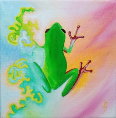 Painting titled "Médecine de la Gren…" by Sange, Original Artwork, Oil