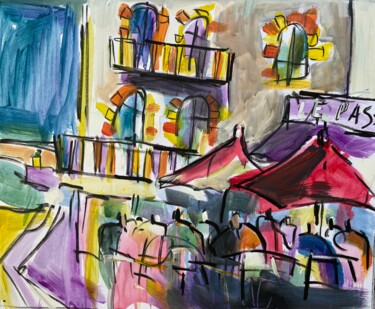 "Quiberon 50" başlıklı Tablo Jean-François Groisy tarafından, Orijinal sanat, Akrilik