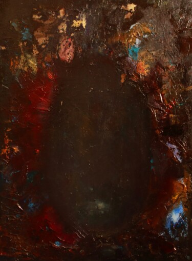 Painting titled "Кайвалья" by Valerii Semenikhin, Original Artwork, Oil Mounted on Wood Stretcher frame