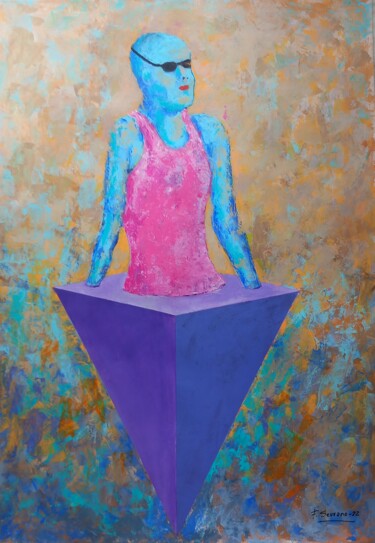 Malerei mit dem Titel "ENERGIA POSITIVA" von Francisco Serrano Gutierrez, Original-Kunstwerk, Acryl