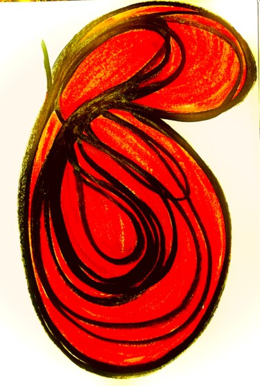 图画 标题为“Forms and colors 1” 由Greg Powell, 原创艺术品, 标记