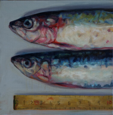 Pittura intitolato "Measured" da Luke Morgan, Opera d'arte originale, Olio