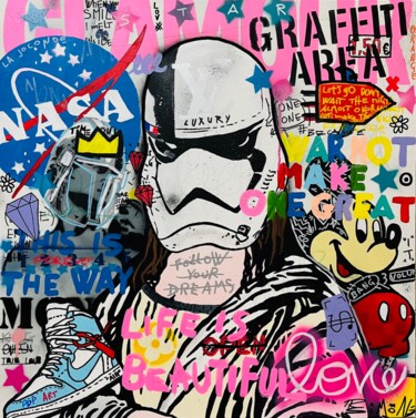 STROMTMONA Peinture intitulée "STROMTMONA" par Simone De Rosa, Œuvre d'art originale, Acrylique Monté sur Châssis en bois