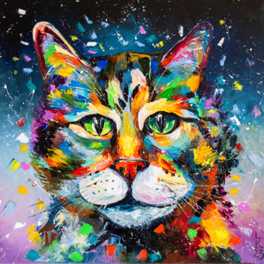 Colorful cat