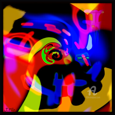 Arte digital titulada "anguil" por Joseph Pllo, Obra de arte original, Pintura Digital