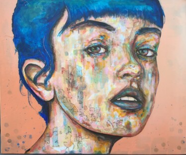 Peinture intitulée "plus grande que toi" par Pascal Fairier, Œuvre d'art originale, Acrylique