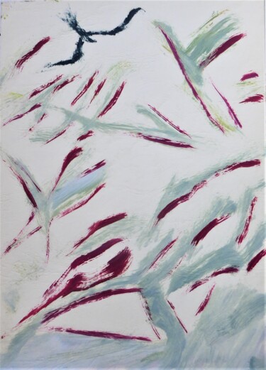 Peinture intitulée "envol" par Giulia Archer, Œuvre d'art originale, Huile