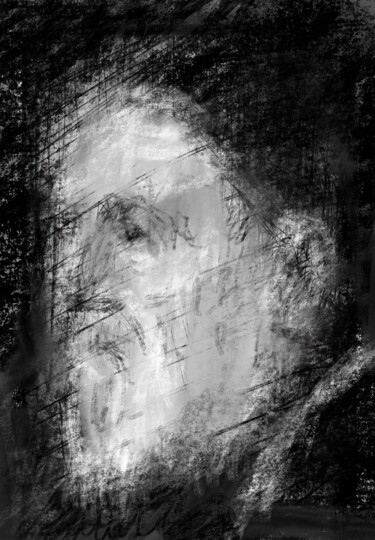 Digital Arts titled "TITIEN" by Xavier Auffret, Original Artwork, Pencil