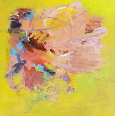 Painting titled "Blossom" by Kae-He Zöllner, Original Artwork, Acrylic