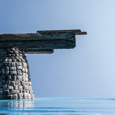 Broken bridge 100 Photography titled "Broken bridge 100" by Gaspard De Gouges, Original Artwork, Digital Photography