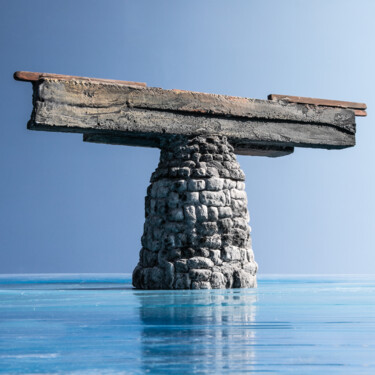Broken bridge 101 Photography titled "Broken bridge 101" by Gaspard De Gouges, Original Artwork, Digital Photography
