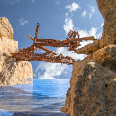 Broken bridge 104 Photography titled "Broken bridge 104" by Gaspard De Gouges, Original Artwork, Digital Photography