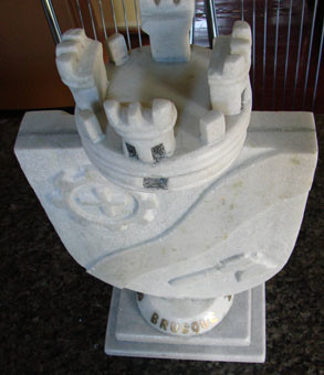 Escultura intitulada "Brasão - detalhe" por Alceo Luiz De Costa Dcosta, Obras de arte originais