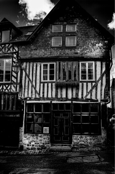 Photo de village Noir et blanc #04 Fotografía titulada "Photo de village No…" por Thierry Courteau, Obra de arte original, Fotografía digital