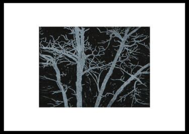 Empreinte n°5 - 1/25 - encadré Printmaking titled "Empreinte n°5 - 1/2…" by Laurine Firmin, Original Artwork, Linocuts