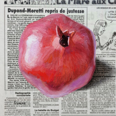 绘画 标题为“Ein Granatapfel” 由Elena Tronina, 原创艺术品, 油