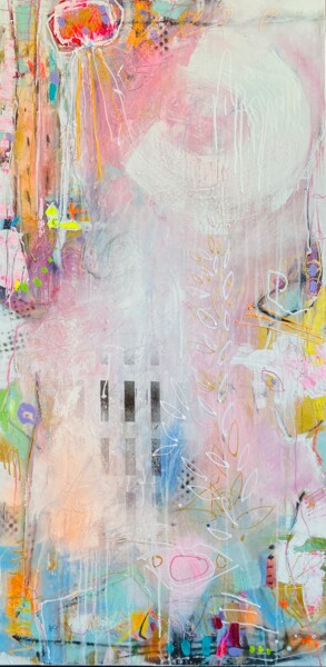 Imagine No.2 Peinture intitulée "Imagine No.2" par Beate Garding Schubert, Œuvre d'art originale, Acrylique Monté sur Châssis en bois