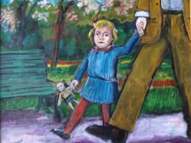 绘画 标题为“Op een mooie Pinkst…” 由Richard Cress, 原创艺术品, 油