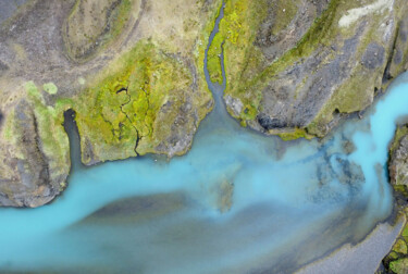 Fotografie getiteld "ISLANDE SAUVAGE 11" door Jean-Claude Mathier, Origineel Kunstwerk, Digitale fotografie