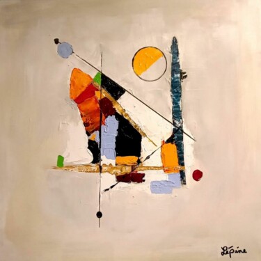 Peinture intitulée "douceur 4" par Claude Lépine, Œuvre d'art originale, Acrylique