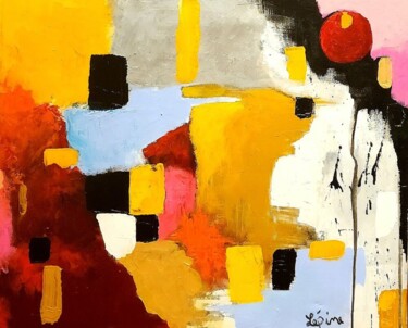 Peinture intitulée "Couleurs" par Claude Lépine, Œuvre d'art originale, Acrylique