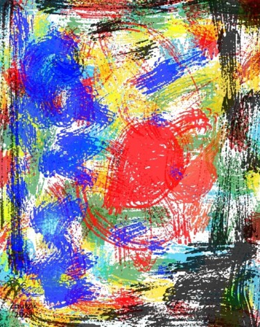 Arte digitale intitolato "A062/2023" da Marco Zautzik, Opera d'arte originale, Pittura digitale
