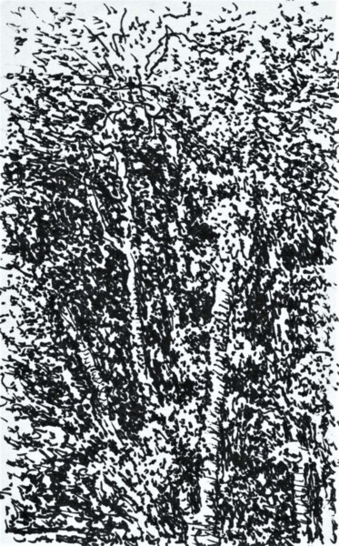 图画 标题为“trees” 由Frits Sergeant, 原创艺术品, 墨