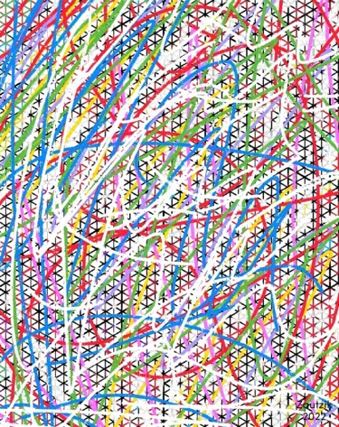 Arte digitale intitolato "D039/2022" da Marco Zautzik, Opera d'arte originale, Pittura digitale