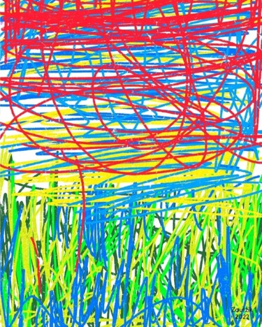 Arte digitale intitolato "D040/2022" da Marco Zautzik, Opera d'arte originale, Pittura digitale