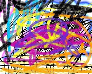 Arte digitale intitolato "D041/2022" da Marco Zautzik, Opera d'arte originale, Pittura digitale