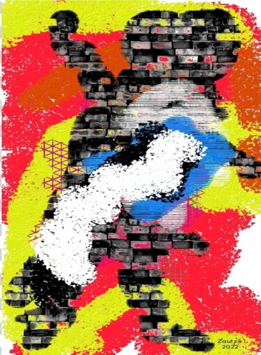 Arte digitale intitolato "D044/2022" da Marco Zautzik, Opera d'arte originale, Pittura digitale