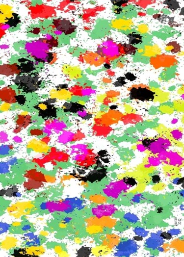Arte digitale intitolato "D045/2022" da Marco Zautzik, Opera d'arte originale, Pittura digitale