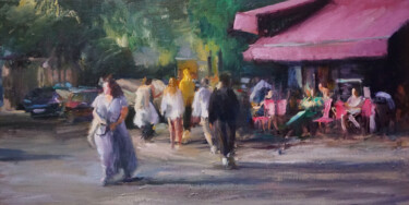 Painting titled "Glacière Tolbiac" by Manuel Leonardi, Original Artwork, Oil